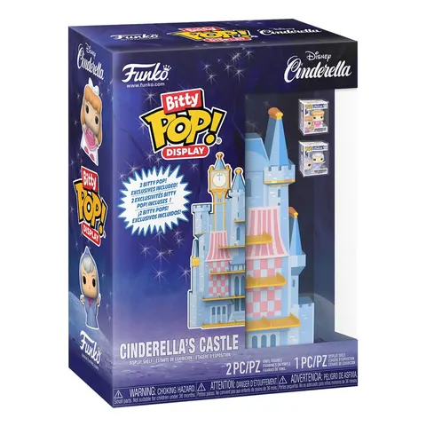Funko Bitty Display POP Disney: 4-Pack Cinderella's Castle (Zamek Kopicuszka)