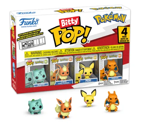 Funko Bitty POP Pokémon: 4-Pack Series 3