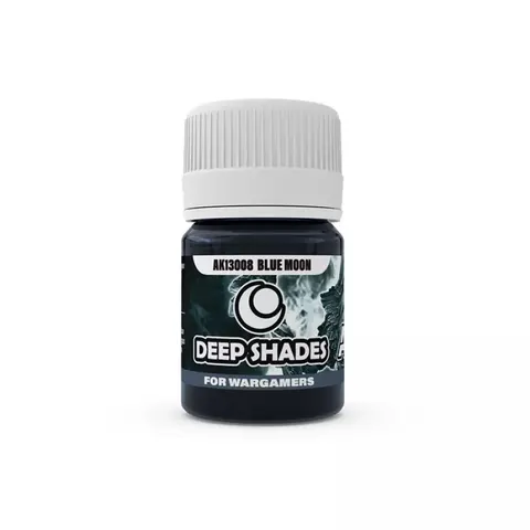 AK Interactive: Wash akrylowy Deep Shade - Blue Moon - 30ml