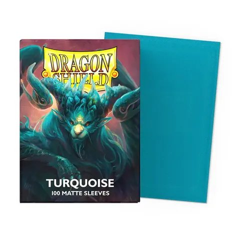 Dragon Shield: Koszulki na karty (63x88 mm) "Standard Size" Matte, 100 sztuk, Turquoise