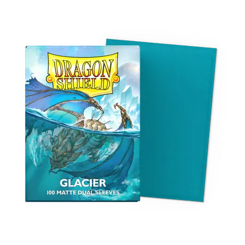 Koszulki na karty Dragon Shield: Matte Dual - Glacier - 100 sztuk