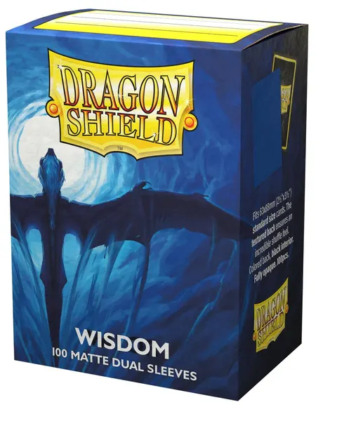 Koszulki na karty Dragon Shield: Matte Dual - Wisdom - 100 sztuk