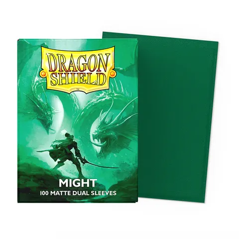 Koszulki na karty Dragon Shield: Matte Dual - Might - 100 sztuk