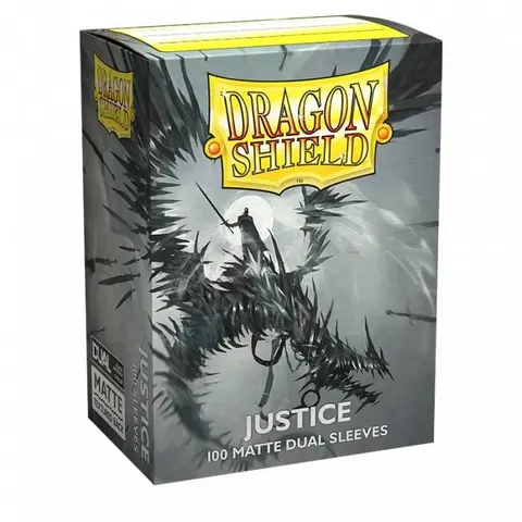 Koszulki na karty Dragon Shield: Matte Dual - Justice - 100 sztuk