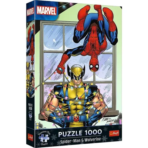 Puzzle 1000 Spider-Man&Wolverine: Święta