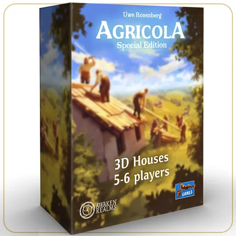 Agricola: Trójwymiarowe domy – zestaw 5. i 6. gracza z Sundrop