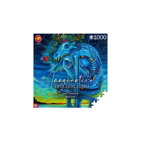 Puzzle 1000 Kamil Jakóbczak Biały Wilk