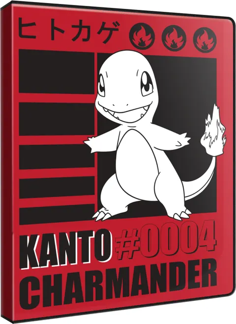 Ultra Pro 9-Pocket Pokemon Kanto Charmander Portfolio