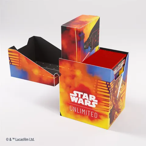 Pudełko na karty Gamegenic Star Wars Unlimited: Soft Crate - Luke/Vader