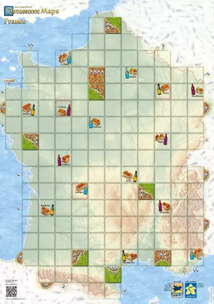 Carcassonne: Mapa Francji (3. edycja)