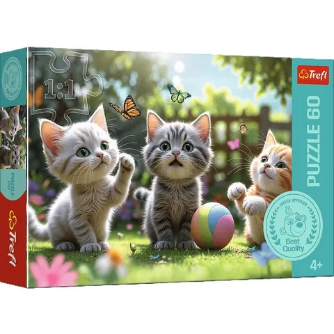 Puzzle 60 Trzy kociaki