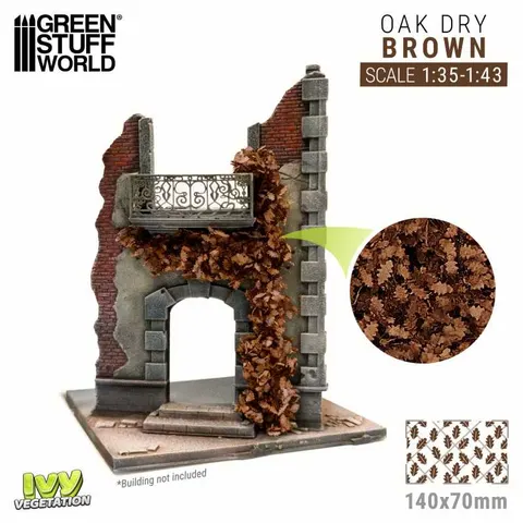 Green Stuff World: Ivy foliage - brown oak dry - large