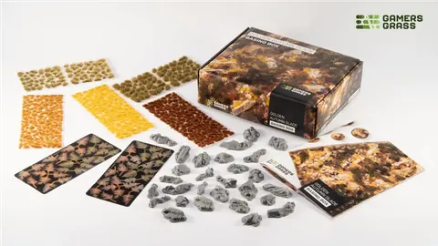 Gamers Grass: Basing Box - Golden Autumn Glade