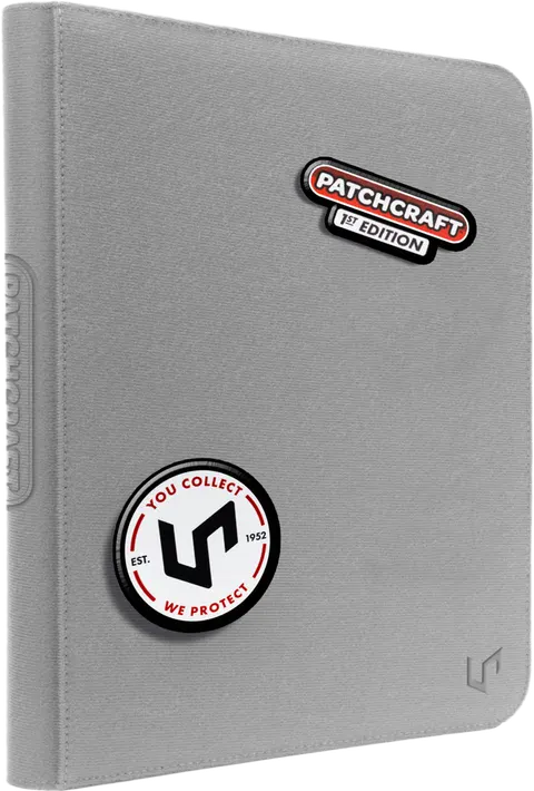 Klaser Ultra-Pro: Patchcraft - Zippered 9-Pocket PRO-Binder - Gray