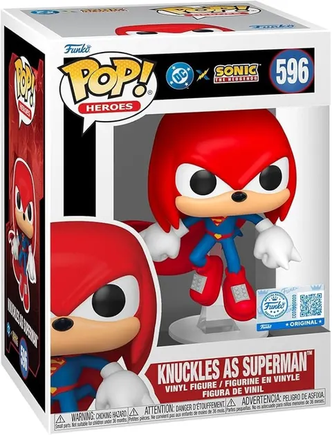 Funko POP DC x Sonic the Hedgehog: Knuckles as Superman