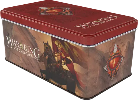 War of the Ring: The Card Game – Shadow Card Box and Sleeves (Red Bannerman)