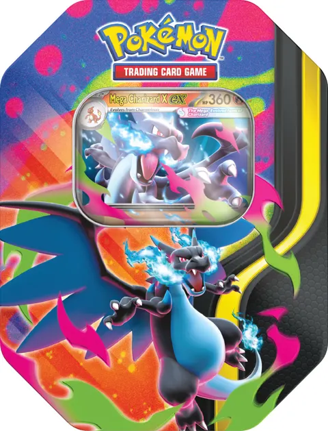 Pokémon TCG: Mega Charizard Tin - Mega Charizard Y ex