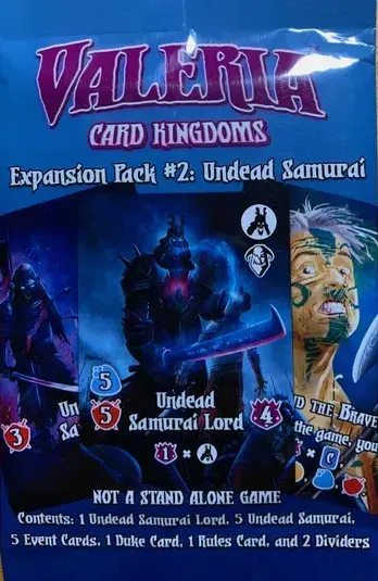 Valeria: Card Kingdoms – Expansion Pack #02: Undead Samurai