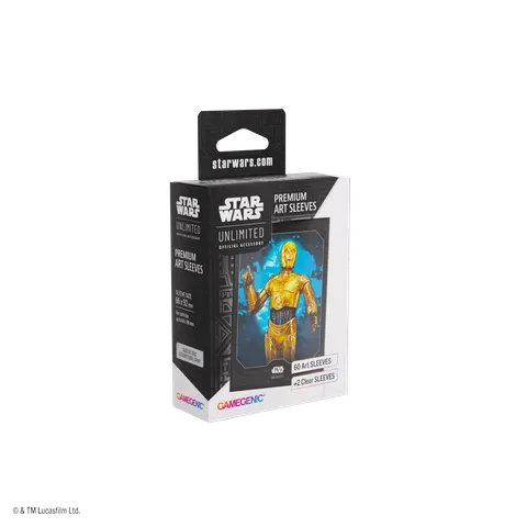 Koszulki na karty Gamegenic: Star Wars Unlimited Card Game - Premium Art Sleeves - C-3PO