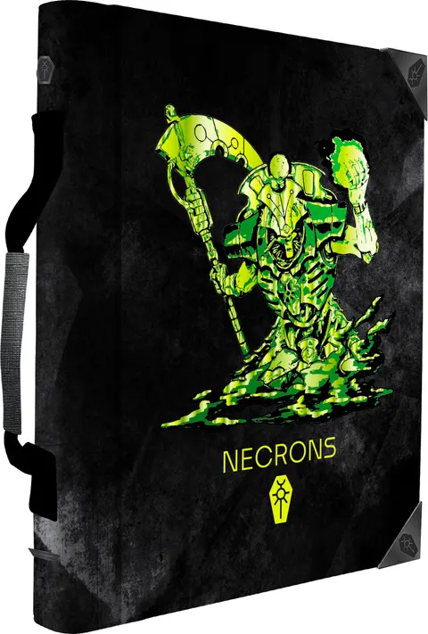 Etui Ultra-Pro: Warhammer 40,000 - Necron Codex Aligned - Codex Book Folio - Debossed & Printed
