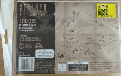 S.T.A.L.K.E.R. The Board Game: Maps & Stickers Recharge Pack 2 (edycja polska) (Stalker)