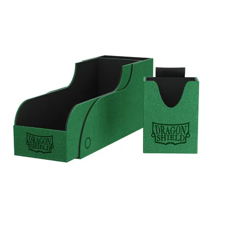 Pudełko Dragon Shield Nest+ 300 Deck Box Green/Black