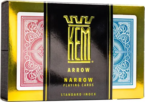 Karty do gry KEM Bridge Blue/Red normal index