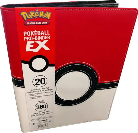 Klaser Ultra-Pro: Pokémon 9-Pocket Binder - Poké Ball