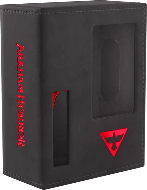 Pudełko na karty Gamegenic: Arkham Horror - Investigator Deck Tome - Survivor (Black-Red)