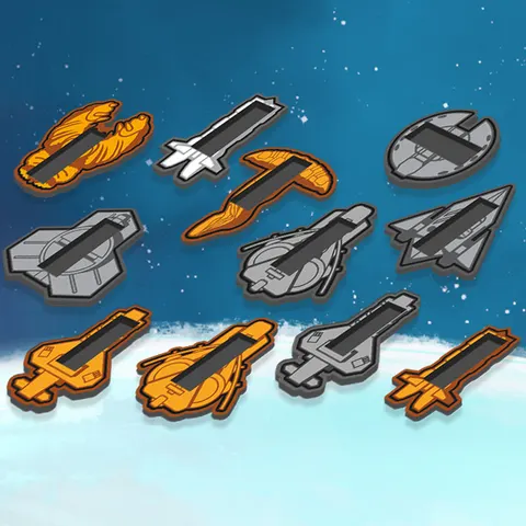 Voidfall: Plastic Double-Layered Ship Pack