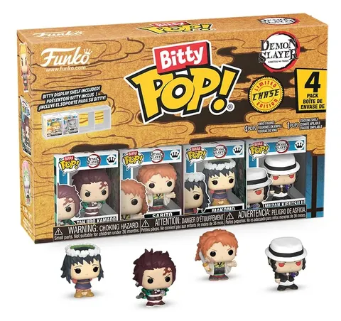 Funko Bitty POP Demon Slayer: Kimetsu no Yaiba: 4-Pack Tanjiro