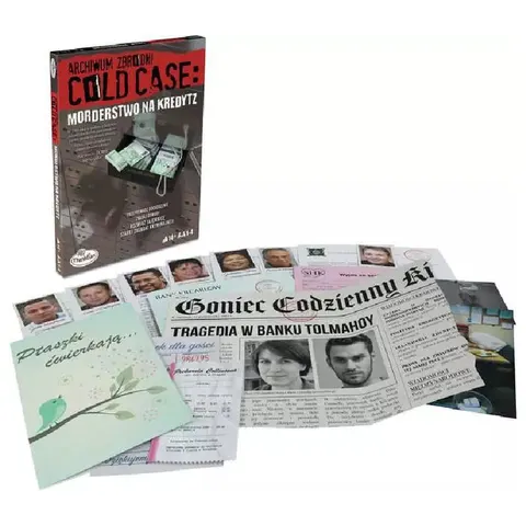 Ravensburger Cold Case Archiwum Zbrodni Morderstwo Na Kredyt Gra Planszowa 1-4 Graczy