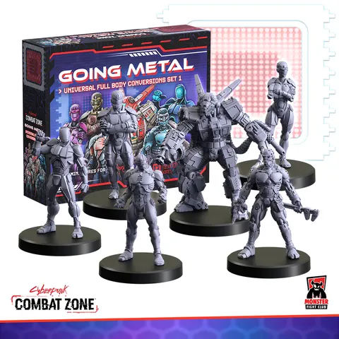 Cyberpunk Red: Combat Zone - Going Metal (Universal Full Body Conversions Set 1)