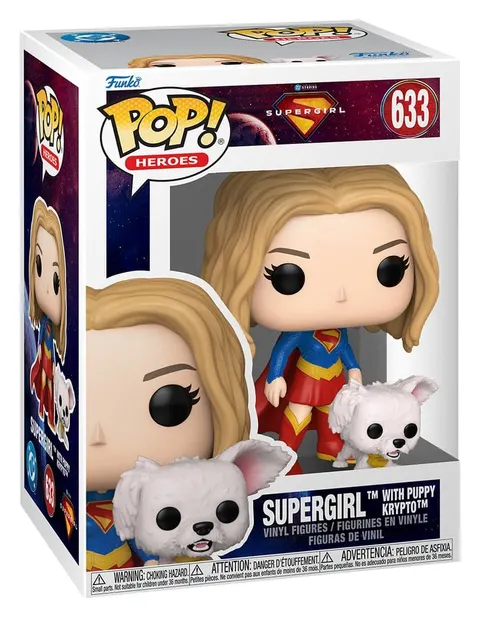Funko POP DC Comics: Supergirl with Puppy Krypto