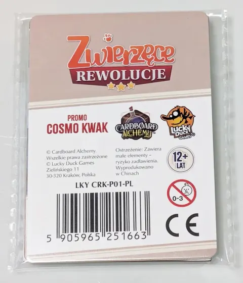 Zwierzęce rewolucje: Cosmo Kwak - karty promo