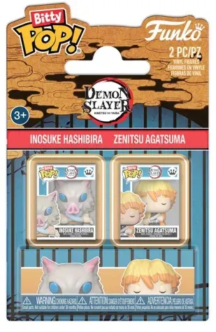 Funko Bitty POP Demon Slayer: Kimetsu no Yaiba - 2-Pack Inosuke & Zenitsu