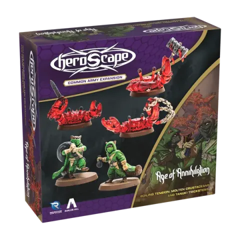 Heroscape: Molten Crustaceans & Tanuki Tricksters Common Army Expansion