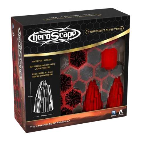 Heroscape: The Lava Fields of Valhalla Terrain Expansion