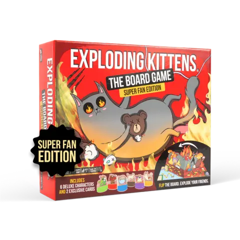 Exploding Kittens: The Board Game (Super Fan Edition)