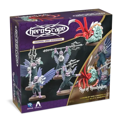 Heroscape: Krakenling and Gelryie Vanguards Common Army Expansion