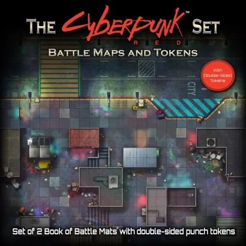 Cyberpunk Red Set: Battle Maps and Tokens