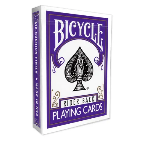 Karty do gry Bicycle: Rider back - fioletowe