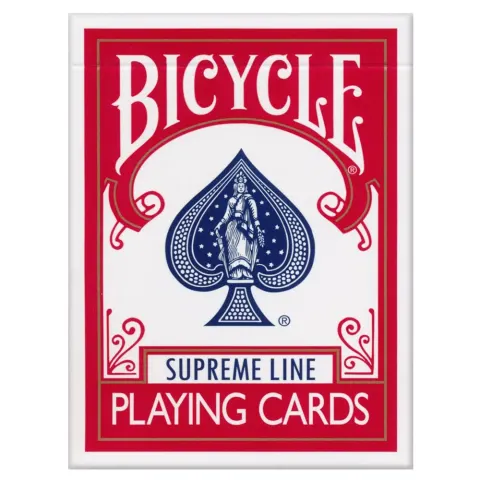 Karty do gry Bicycle: Supreme Line - Red (Standard Index)
