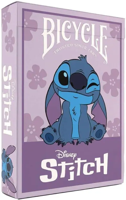 Karty do gry Bicycle: Disney Stitch Purple