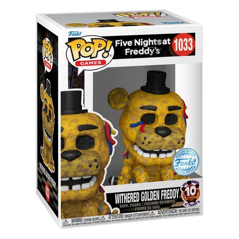 Funko POP Five Nights at Freddy's: Withered Golden Freddy