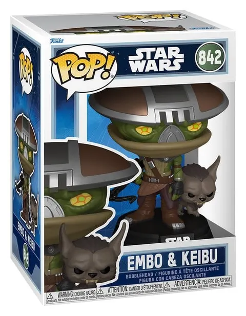 Funko POP Star Wars: The Mandalorian - Embo & Keibu
