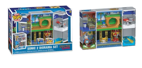 Funko POP Sonic the Hedgehog: Sonic 2 Diorama Set
