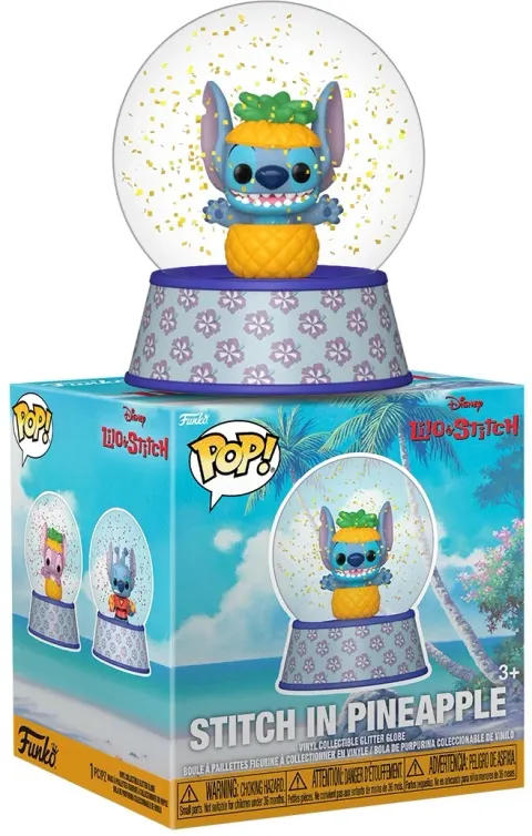 Funko POP Glitter Globe Stitch - in Pineapple