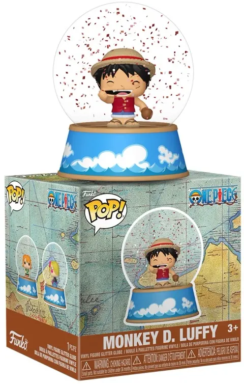 Funko POP Glitter Globe One Piece - Monkey D. Luffy