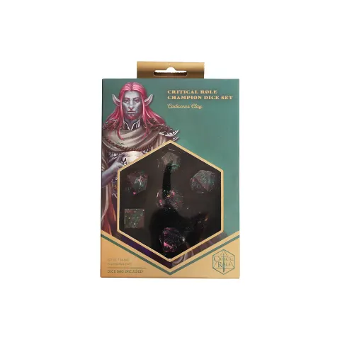 Komplet kości: Critical Role Champion - Caduceus Clay